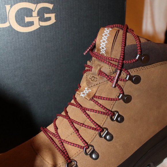 NIB UGG MEN'S BILTMORE WATERPROOF‎ SUEDE HIKER WINTER SNOW BOOTS CHESTNUT - Picture 5 of 8